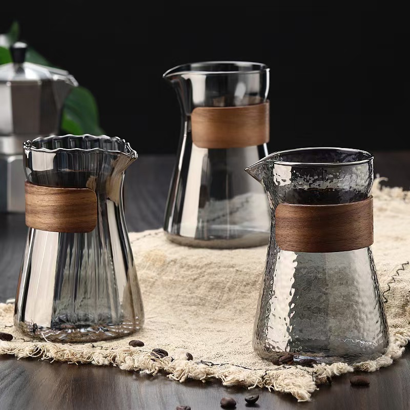 Produsen Nuduhake Hand Sade Panas pour pot kopi