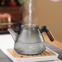 Teapot kaca tahan suhu sing asli