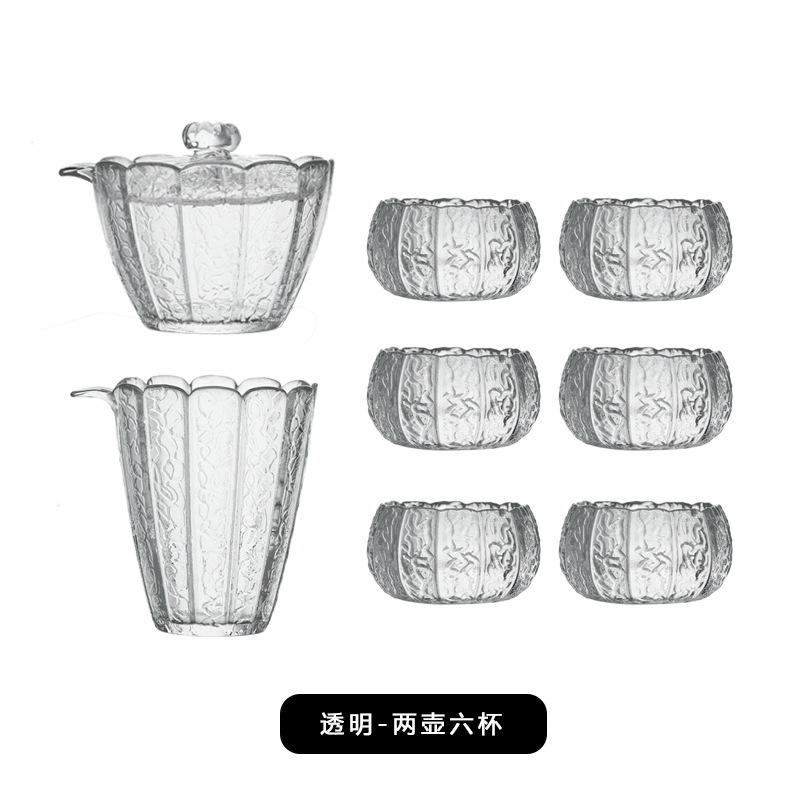 Waluh Frosted Crystal dijamin Bowl Set