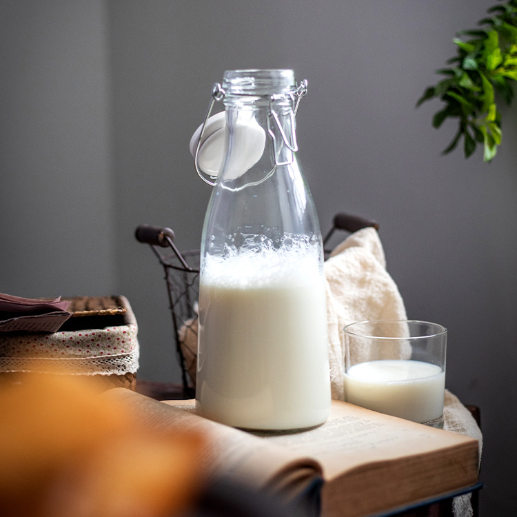 Botol Kaca Transparan Kaliber Lebar